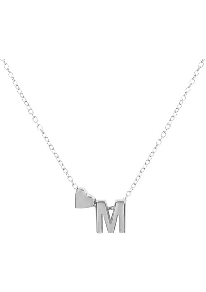 Kadın Kızlar Için Kolye Zinciri, Çift Kolye Mektup Şekli Unisex Alaşım Paslanmaz Erkekler Kolye Kolye Kolye Sevgililer Günü Hediyesi Için Doğum Günü Hediyesi (Yurt Dışından) indirimleri