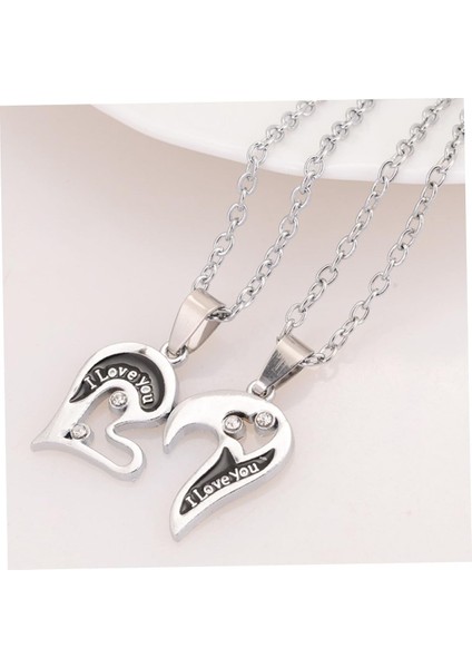 Adet Çiftler Takı Çift Kolyeler Ilişki Kolyeleri Çiftler Için Çiftler Kolye Seti Eşleşen Klavikula Zinciri Aksesuarları Gümüş Aşıklar Eşleşen Kolyeler (Yurt Dışından) fiyatları