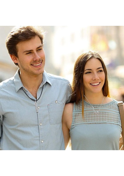 Gümüş Şube Kolye Kadın Erkek Bayan Çift Dostluk Eşleştirme Fırçalanmış Metal Ağaç Dalı Kolye Çift Kolye O'nun ve Onun Için (Yurt Dışından) fırsatları