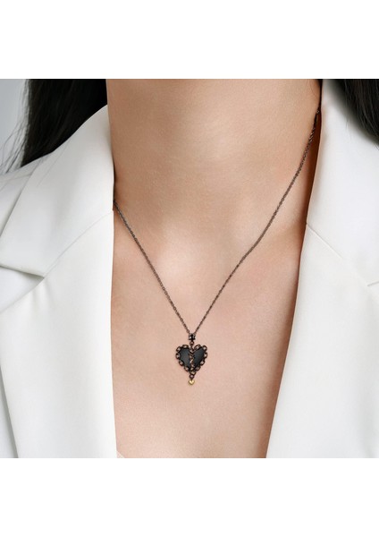 Erkekler Kadınlar Için Kafatası Kolye 925 Ayar Gümüş Siyah Altın Kafatası Gotik Punk Kolye Takı Için Unisex Çift Doğum Günü Yılbaşı Hediyeleri (Yurt Dışından) fiyatları