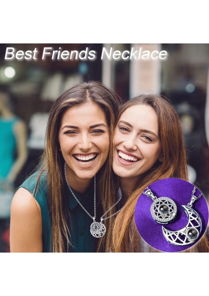 Çift Kalp Veya Kedi Bff Kızlar Için En Iyi Arkadaş Bulmaca Dostluk Kolye Kolye, 316L Paslanmaz Çelik (Yurt Dışından) modelleri