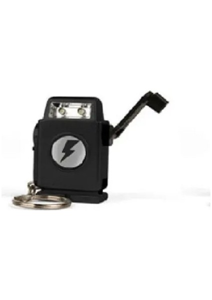 Kikkerland Robocrank Flashlight Assorted - El Feneri Anahtarl