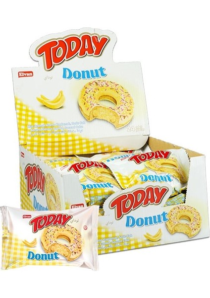 Today Donut Kek Muzlu 24 x 35 gr ( Kutu)