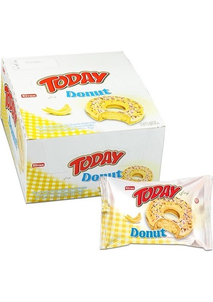 Today Donut Kek Muzlu 24 x 35 gr ( Kutu)