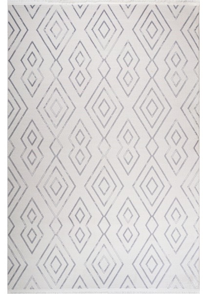Sento 2316G Krem-Gri Akrilik Makine Halısı
