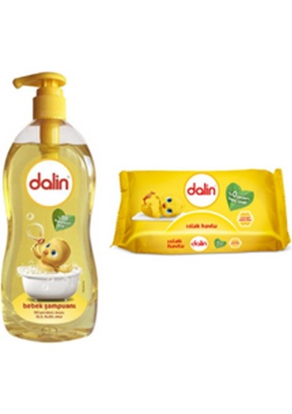 Bebek Şampuanı Klasik 700 ml + Dalin Islak Havlu 56 Yaprak