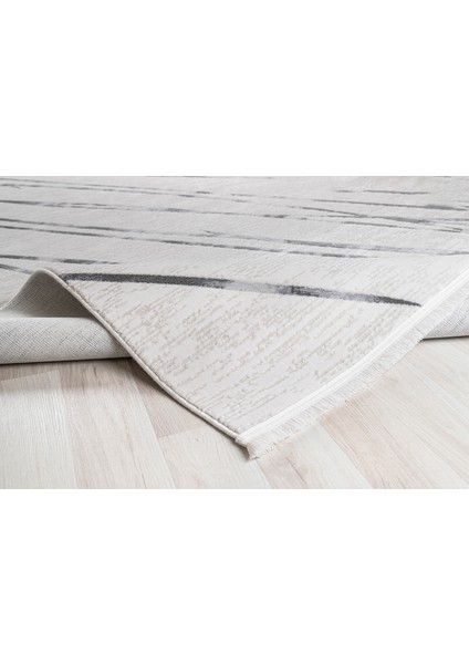 Sento 2334G Krem-Gri Akrilik Makine Halısı