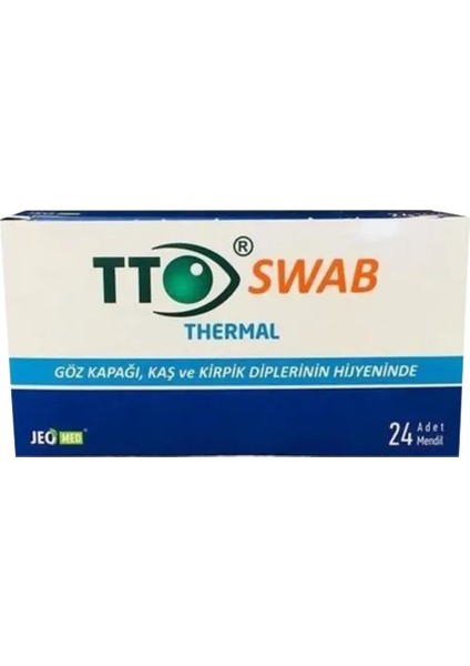 Swab Thermal Göz Çevresi Temizleme Mendili 24'lü