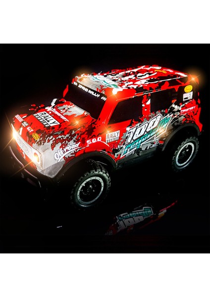 Full Fonksiyon LED Işıklı Gövde 1:24 Off Road Şarjlı Uzaktan Kumandalı Yarış Arabası