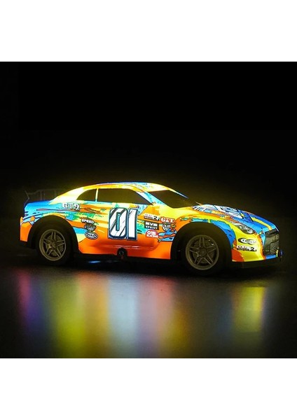 Rc Full Fonksiyon LED Işıklı Gövde 1:22 Şarjlı Uzaktan Kumandalı Yarış Arabası