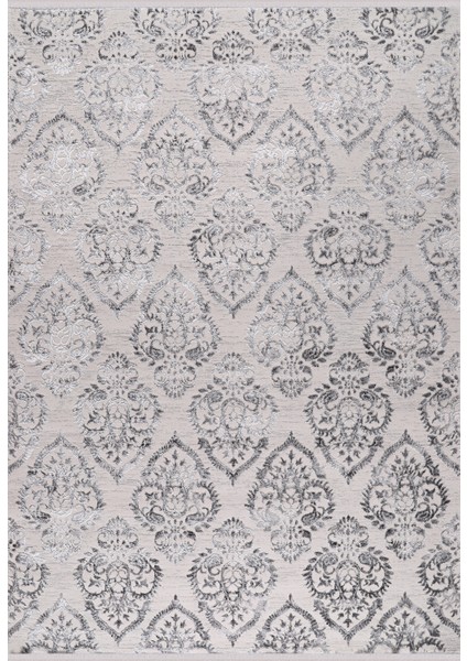 Almoss Mocca Tarz 5261D Beyaz-Gri Makine Halısı
