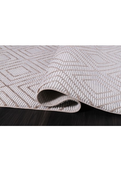 Almoss Mocca Tarz 5226A Beyaz-Bej Makine Halısı modelleri