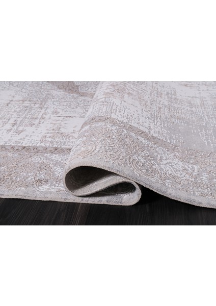 Almoss Mocca Klasik 5189A Bej-Bej Makine Halısı