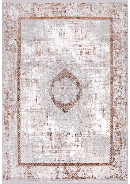 Almoss Mocca Klasik 5189T Bej-Terra Makine Halısı