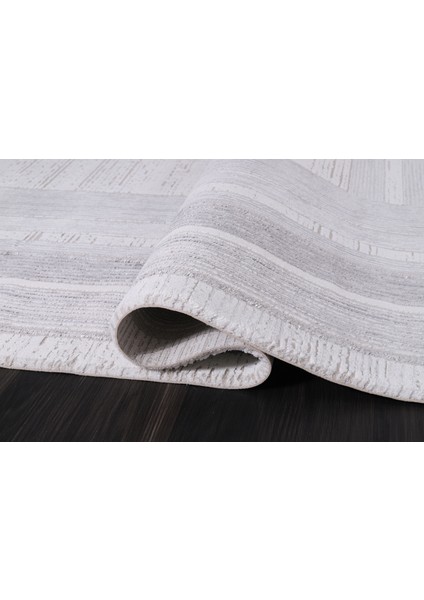 Almoss Mocca Klasik 5149D Beyaz-Gri Makine Halısı