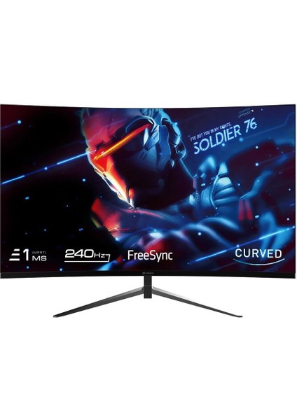 GB-2726CF 27" 240hz VA 1ms FHD Curved R1500 Gaming Monitör