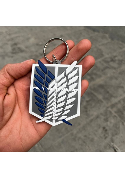 Anime Attack On Titan Wings Of Liberty Plastik Anahtarlıklar