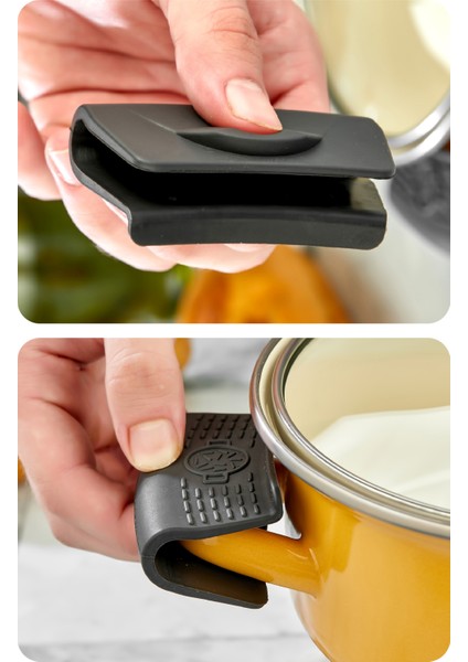 2 Adet Isıya Dayanıklı Tencere Kulbu Tava Tutacağı Yanmaz Yapışmaz modelleri