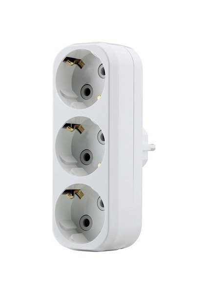 3'lü Priz Makel Golyat I Tipi Topraklı Priz