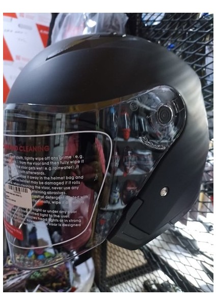 Jıekaı Yarım Kask Mat Siyah (M)