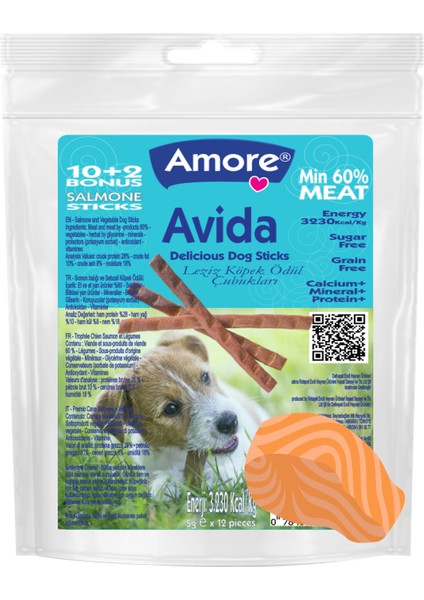 Avida Duo 36 Mi x Tahılsız Köpek Ödül Çubuk Sticks 12 x Kuzu Etli 24 x Balık