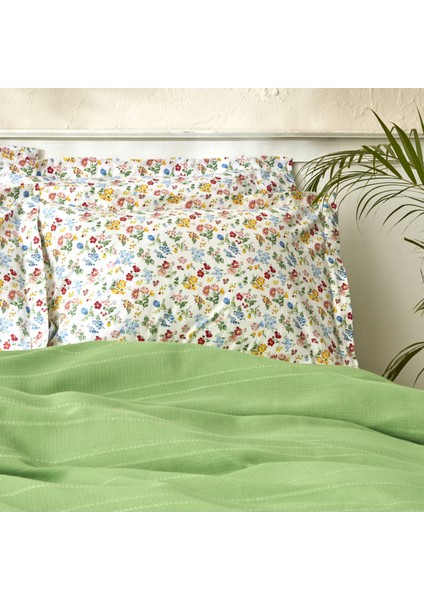 Noya Pamuk Çift Kişilik Pike Takımı Yeşil indirimleri