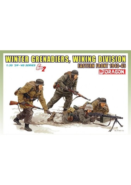 6372 1/35 Ölçek, Kış Bombacıları (Viking Tümeni) Asker Figürleri Plastik Model Kiti