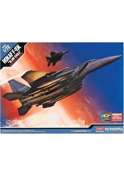 12554 1/72 Rokaf F-15K Slam Eagle Savaş Uçağı Demonte Plastik Maketi