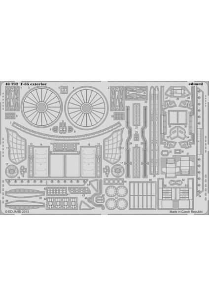 48792 1/48 F-35B Exterior For Kıtty Hawk