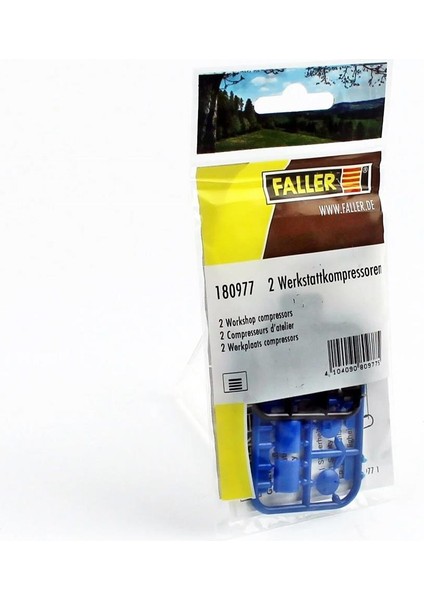 180977 1/87 Ölçek, Hava Kompresörü Plastik Model Kiti, 2 Adet