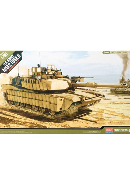 13298 1/35 Amerikan Kara Kuvvetleri M1A2 Tusk Iı Tankı Demonte Plastik Maketi