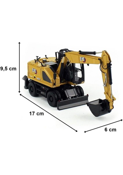 85956 1/50 Ölçek, Cat M318 Exkavatör, Sergilemeye Hazır Metal Iş Makinası Modeli