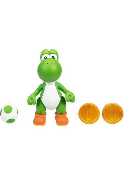 Super Mario Koleksi̇yoncu Kutusunda Ni̇ntendo Super Mari̇o Fi̇gure Yoshi̇ Yumurtalı 10 cm