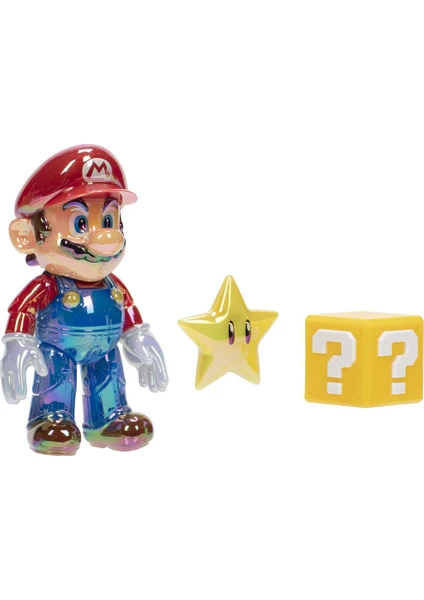 Super Mario Ni̇ntendo Super Mari̇o Fi̇gürü Mari̇o ve Star Koleksi̇yoncu Kutusunda 10 cm