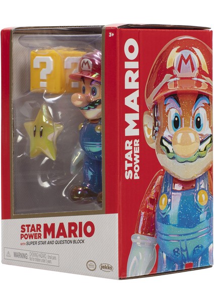 Super Mario Ni̇ntendo Super Mari̇o Fi̇gürü Mari̇o ve Star Koleksi̇yoncu Kutusunda 10 cm