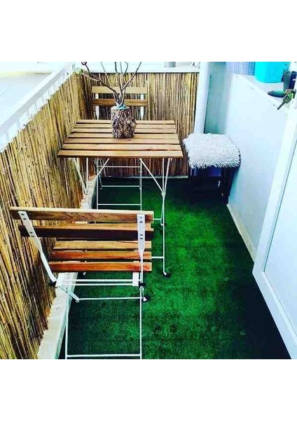 1 Metre x 3 Metre Hasır Kamış Balkon Çiti Bahçe Çiti Gölgelik Bambu Çit Dekorasyon