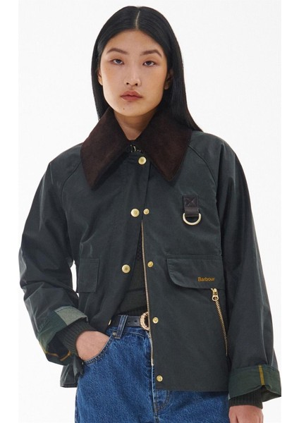 Catton Yağlı Ceket SG51 Sage-Ancient