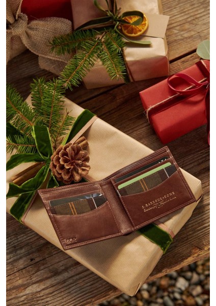 Colwell Gerçek Deri Billfold Cüzdan BR52 Brown/classic Tartan modelleri