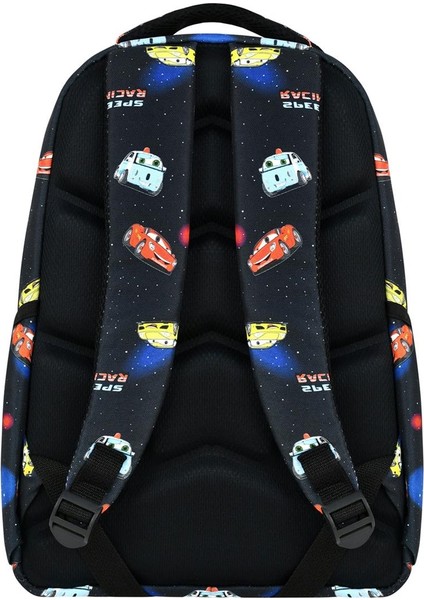 Siyah Ilkokul Araba Desenli Ilkokul Çantası + Beslenme Çantası modelleri