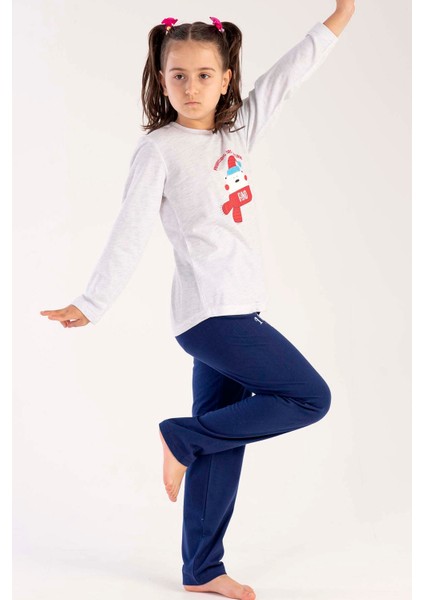 Kız Çocuk Uzun Kol Pijama Takım