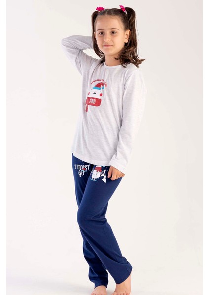 Kız Çocuk Uzun Kol Pijama Takım
