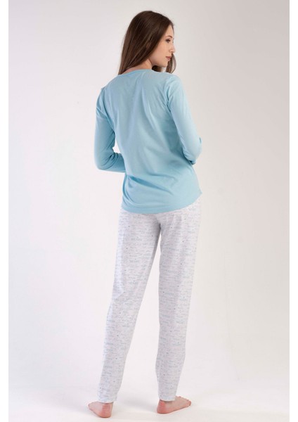 Kadın Uzun Kol Pijama Takım