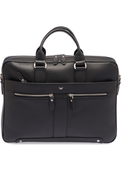 Siyah Hakiki Deri Erkek Evrak Çantası - S1EV00021476-A41 fiyatları