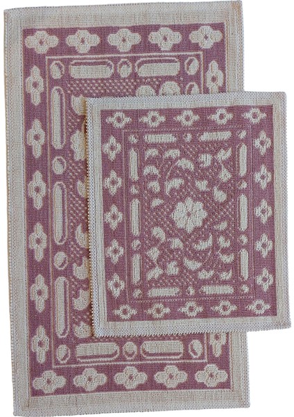 Eko Cotton Bukle Klozet Takımı 2 Pcs Sarmaşik Pudra fırsatları