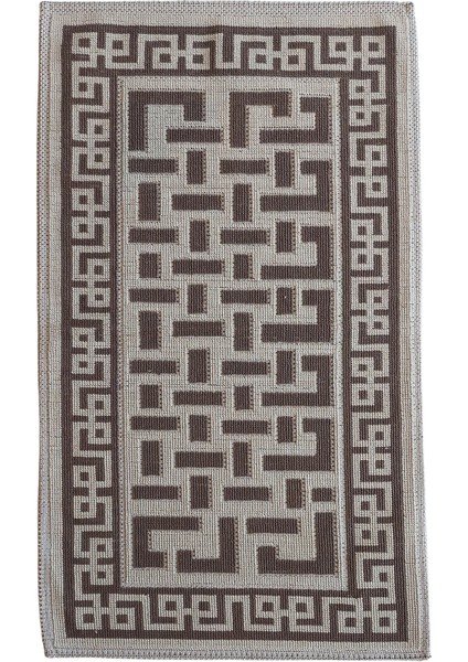 Eko Cotton Bukle Klozet Takımı 2 Pcs Domi̇no Kahve