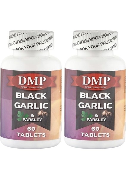 Black Garlic Parsley 2 x 60 Tablet Siyah Sarımsak Maydanoz