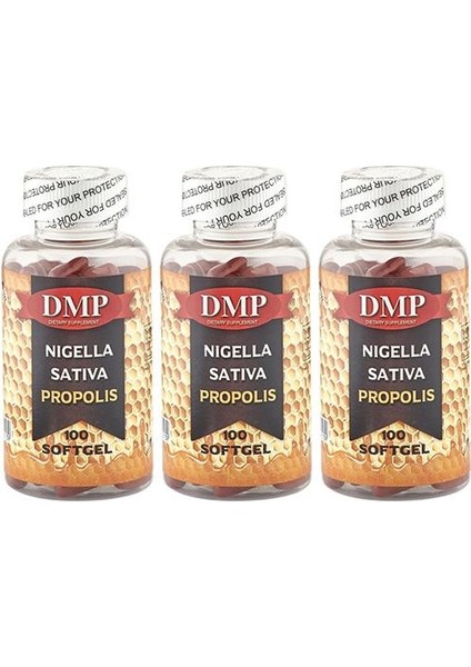 Çörek Otu Yağı Propolis 3 x 100 Softgel Nigella Sativa