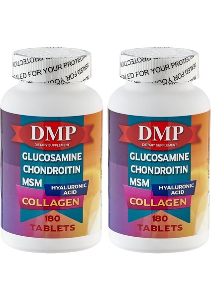 Glukozamin Kondroitin Msm 2 x 180 Tablet Hyaluronik Asit Kolajen Tip 2