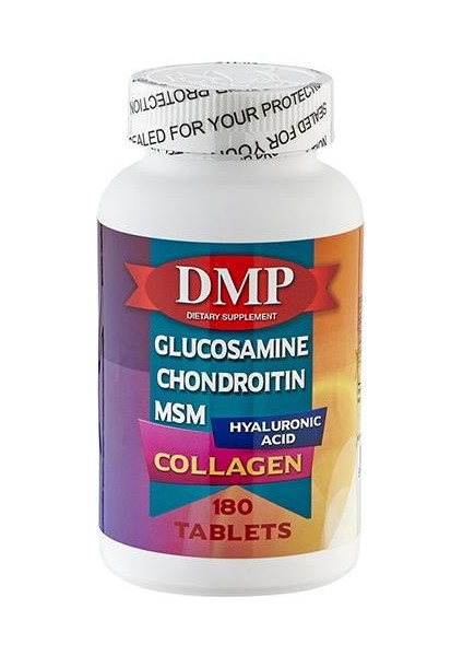 Glucosamine Chondroitin Msm 180 Tablet Hyaluronic Acid Collagen Type 2 Glukozamin Kondroitin