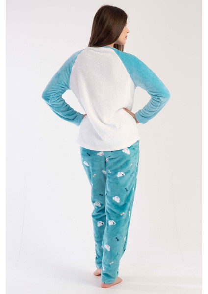 Kadın Welsoft Uzun Kol Ceblı Pijama Takım fırsatları
